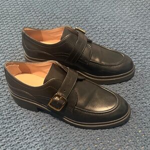 Cole Haan Women's Carlitta Monk Strap Lug Oxford Loafers